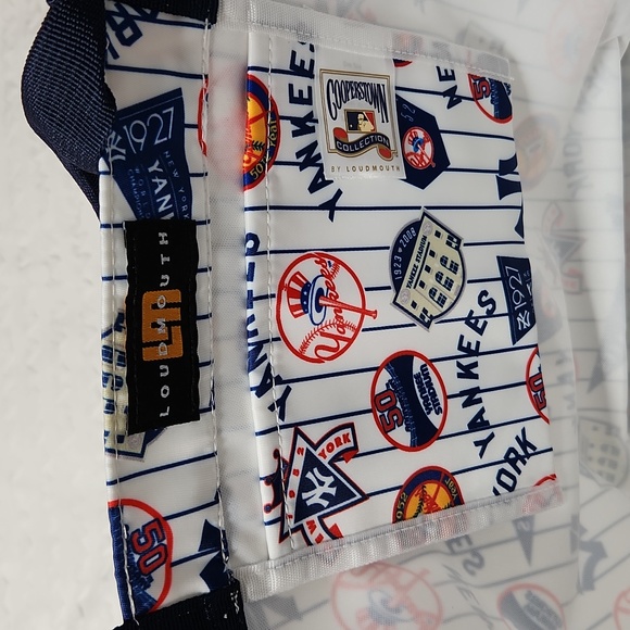 New York Yankees MLB Loudmouth Cooperstown Collection NY Retro Tote Bag NWT - Picture 8 of 16